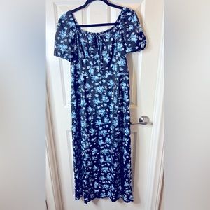 Ranlege full length floral dress | Size: XL